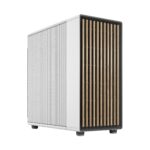 FD-C-NOR1X-03 Fractal North XL Mid-Tower CASE CHALK WHITE MESH SIDE PANEL Fractal North XL Chalk White Mesh PC Case – Open-Front Natural Ventilation E-ATX Support, 420 mm Radiator Capacity, 413 mm GPU Clearance, 3× 140 mm Aspect PWM Fans, Premium Mesh & Wood Front Design ~ FD-C-NOR1X-03