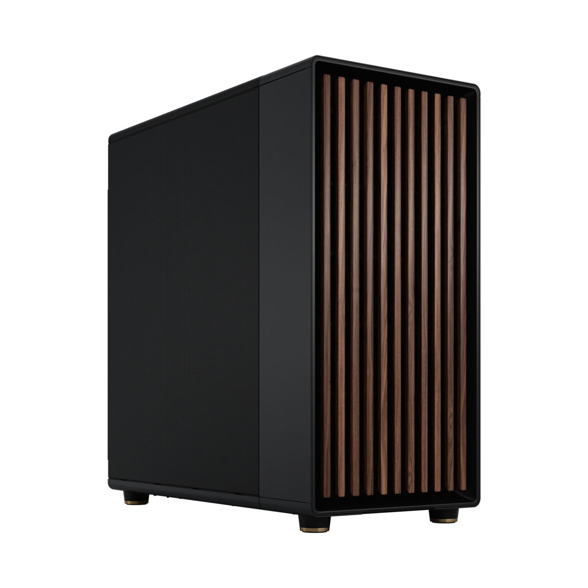 FD-C-NOR1X-01 Fractal North XL Mid-Tower CASE CHARCOAL Mesh Side Panel Fractal North XL Charcoal Mesh Mid Tower Case FD-C-NOR1X-01 – Open-Front Natural Ventilation, E-ATX Support, 413mm GPU Clearance, 420mm Radiator Ready, 3×140mm Fans Included | Charcoal Black ~  FD-C-NOR1X-01