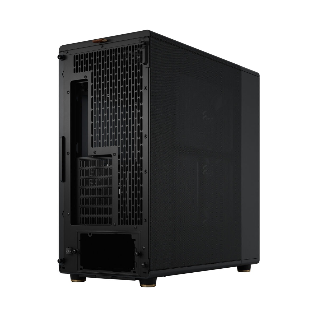 FD-C-NOR1X-01 Fractal North XL Mid-Tower CASE CHARCOAL Mesh Side Panel Fractal North XL Charcoal Mesh Mid Tower Case FD-C-NOR1X-01 – Open-Front Natural Ventilation, E-ATX Support, 413mm GPU Clearance, 420mm Radiator Ready, 3×140mm Fans Included | Charcoal Black ~  FD-C-NOR1X-01