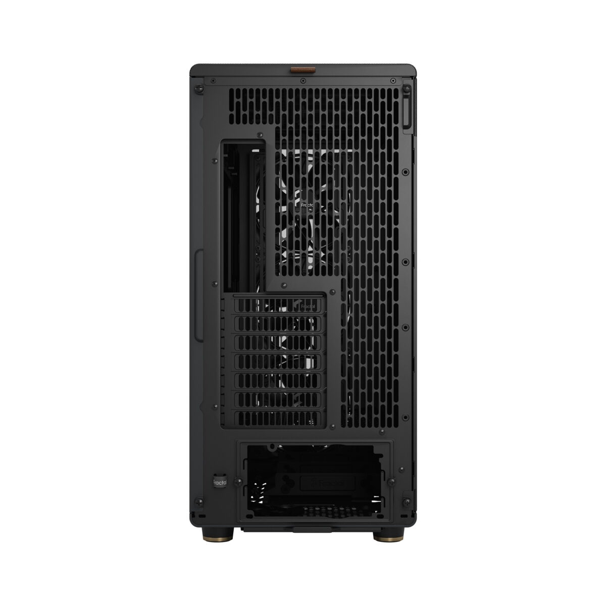 FD-C-NOR1X-01 Fractal North XL Mid-Tower CASE CHARCOAL Mesh Side Panel Fractal North XL Charcoal Mesh Mid Tower Case FD-C-NOR1X-01 – Open-Front Natural Ventilation, E-ATX Support, 413mm GPU Clearance, 420mm Radiator Ready, 3×140mm Fans Included | Charcoal Black ~  FD-C-NOR1X-01