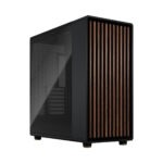 FD-C-NOR1X-02 Fractal North XL Mid-Tower GAMING CASE CHARCOAL DARK TINT Fractal North XL Charcoal Black TG Dark PC Case – Tempered Glass Side Panel , E-ATX Support, 420 mm Radiator Capacity, 413 mm GPU Clearance, 3× 140 mm Aspect PWM Fans, Premium Mesh & Wood Design ~ FD-C-NOR1X-02