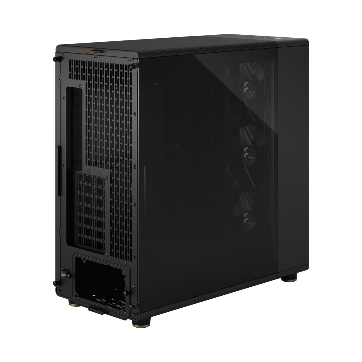 FD-C-NOR1X-02 Fractal North XL Mid-Tower GAMING CASE CHARCOAL DARK TINT Fractal North XL Charcoal Black TG Dark PC Case – Tempered Glass Side Panel , E-ATX Support, 420 mm Radiator Capacity, 413 mm GPU Clearance, 3× 140 mm Aspect PWM Fans, Premium Mesh & Wood Design ~ FD-C-NOR1X-02