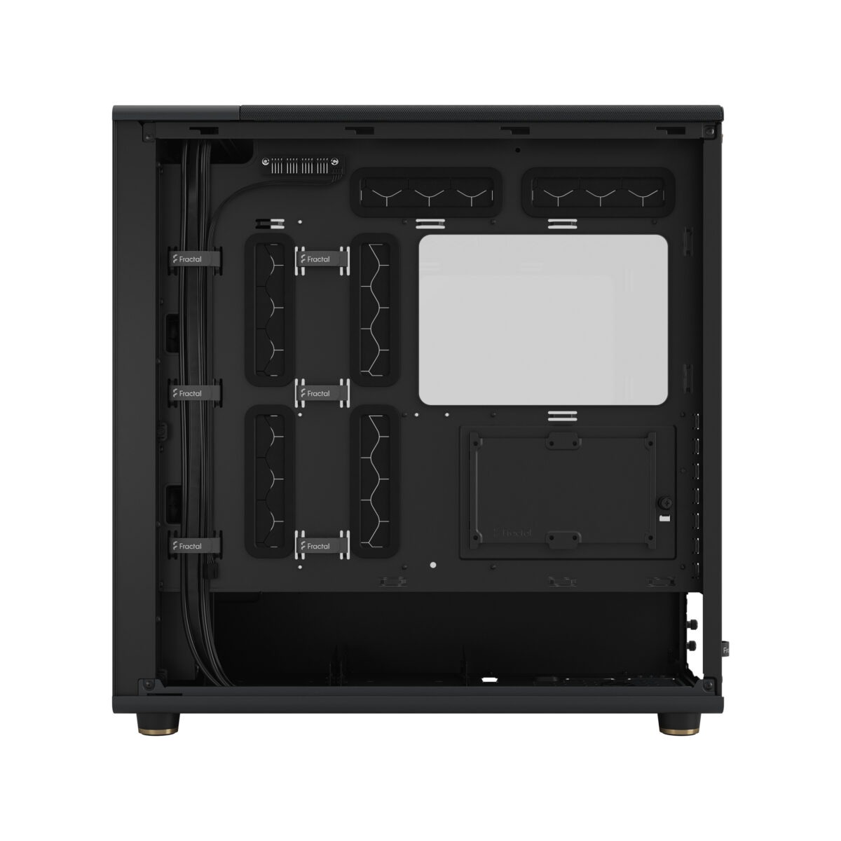 FD-C-NOR1X-02 Fractal North XL Mid-Tower GAMING CASE CHARCOAL DARK TINT Fractal North XL Charcoal Black TG Dark PC Case – Tempered Glass Side Panel , E-ATX Support, 420 mm Radiator Capacity, 413 mm GPU Clearance, 3× 140 mm Aspect PWM Fans, Premium Mesh & Wood Design ~ FD-C-NOR1X-02