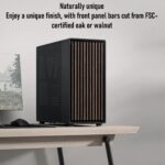 FD-C-NOR1X-01 Fractal North XL Mid-Tower CASE CHARCOAL Mesh Side Panel Fractal North XL Charcoal Mesh Mid Tower Case FD-C-NOR1X-01 – Open-Front Natural Ventilation, E-ATX Support, 413mm GPU Clearance, 420mm Radiator Ready, 3×140mm Fans Included | Charcoal Black ~  FD-C-NOR1X-01