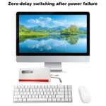 GSAN 90W Portable UPS Backup Power Supply 12V 7500mA With Zero-Delay Switching, LED Battery Display, Dual Output, Silent Operation, CE FCC Certified