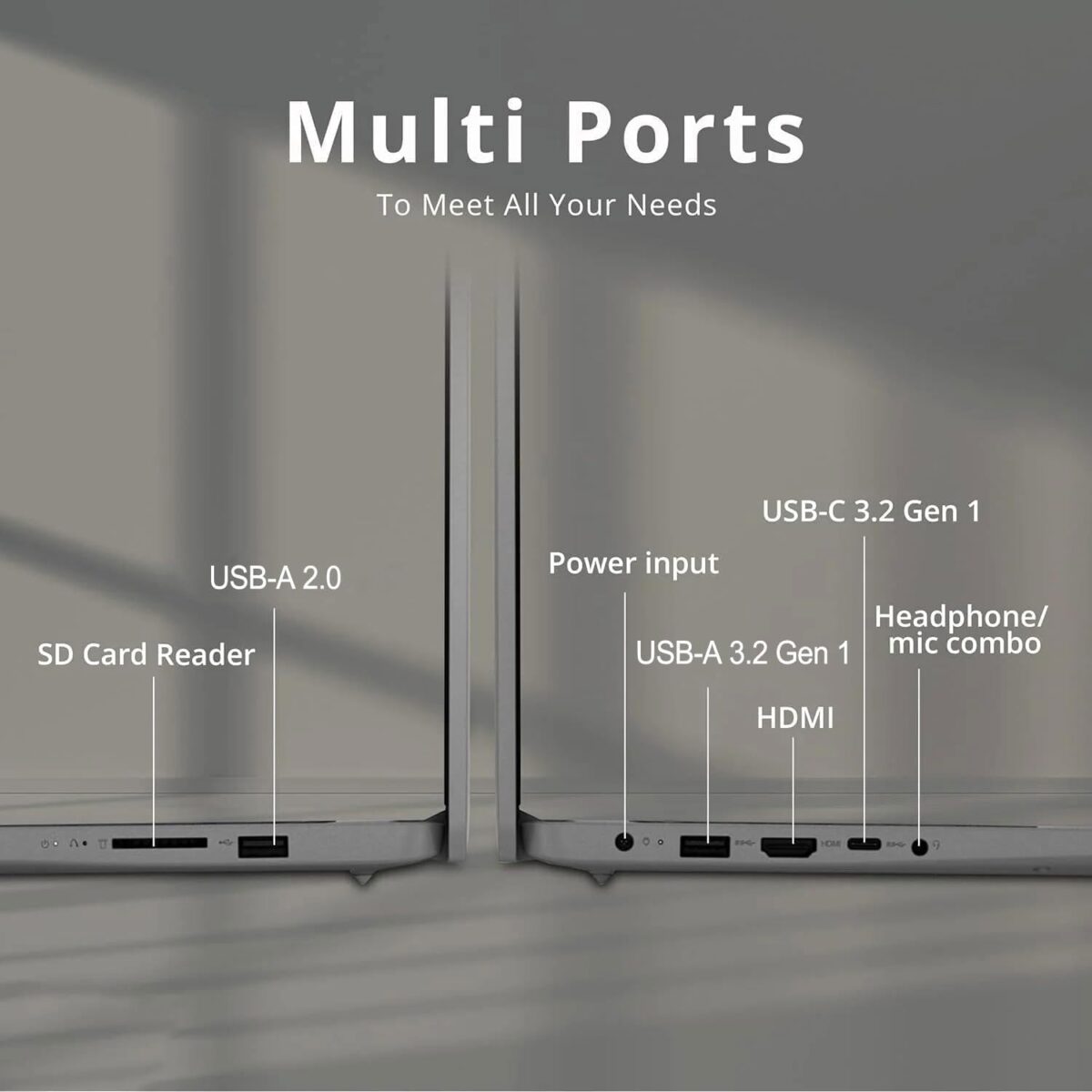 Lenovo IdeaPad 1 15IRU7 Intel® Core i5-1335U | 16GB DDR4 RAM ; 256GB NVMe SSD | Intel® Iris® Xe Graphics | 15.6-inch FHD TN Display | Windows® 11 | Cloud Grey