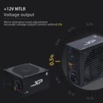 SAMA XP1000 1000W ATX 3.0 Power Supply With 80 Plus Platinum Efficiency PCIe 5.0 12VHPWR Fully Modular Design ECO 140mm Fan And RTX 4090 Support