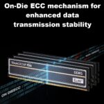 TeamGroup ELITE PLUS 32GB DDR5 5600MHz Desktop Memory Kit (2x16GB) CL46 With Aluminum Heat Sink, On-Die ECC, 1.1V Low Voltage, Intel XMP & AMD EXPO Support | BLACK 