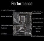 9MZ79UDAX-00-G11 GIGABYTE Z790 UD AX DDR5 MOTHERBOARD GIGABYTE Z790 UD AX  DDR5 ATX Motherboard – LGA1700 Support for Intel 14th/13th/12th Gen CPUs, DDR5 7600(O.C.), PCIe 5.0 x16, Triple M.2 PCIe 4.0, Wi-Fi 6E + 2.5GbE LAN, USB-C 20Gbps, Q-Flash Plus, Smart Fan 6