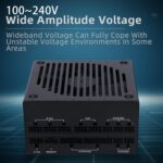 SAMA XP1000 1000W ATX 3.0 Power Supply With 80 Plus Platinum Efficiency PCIe 5.0 12VHPWR Fully Modular Design ECO 140mm Fan And RTX 4090 Support