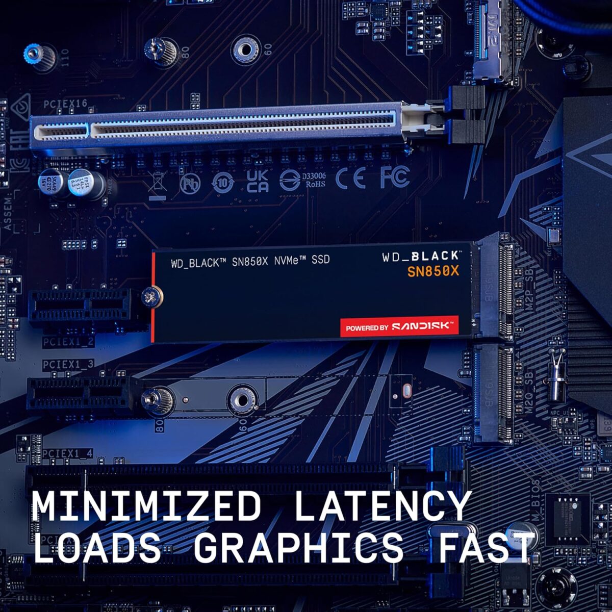 WDBB9G0040BNC-SANDIS WD BLACK SN850X GEN4 4TB 7300MB/S POWERED BY SANDISK WD_BLACK SN850X 4TB NVMe SSD Without Heatsink, PCIe Gen4 x4, Up To 7300MB/s Read And 6600MB/s Write, M.2 2280, Sandisk TLC 3D NAND, DirectStorage Support, Game Mode 2.0