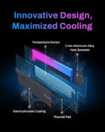 Biwin Black Opal DW100 DDR5 6000 MT/s RGB 32GB RAM Kit (16GB x2) CL28 , 1.4V , Three-Fin Cooling, Hynix ICs, Unlocked PMIC, AMD Optimization , Intel Compatible , One-Click Overclocking | BLACK ~ BXL53260DW1-D28FB