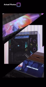 JUNGLE LEOPARD 9.16" LCD Display Black Chassis Secondary Screen Monitor Casing PC