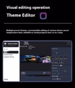 JUNGLE LEOPARD 9.16" LCD Display Black Chassis Secondary Screen Monitor Casing PC