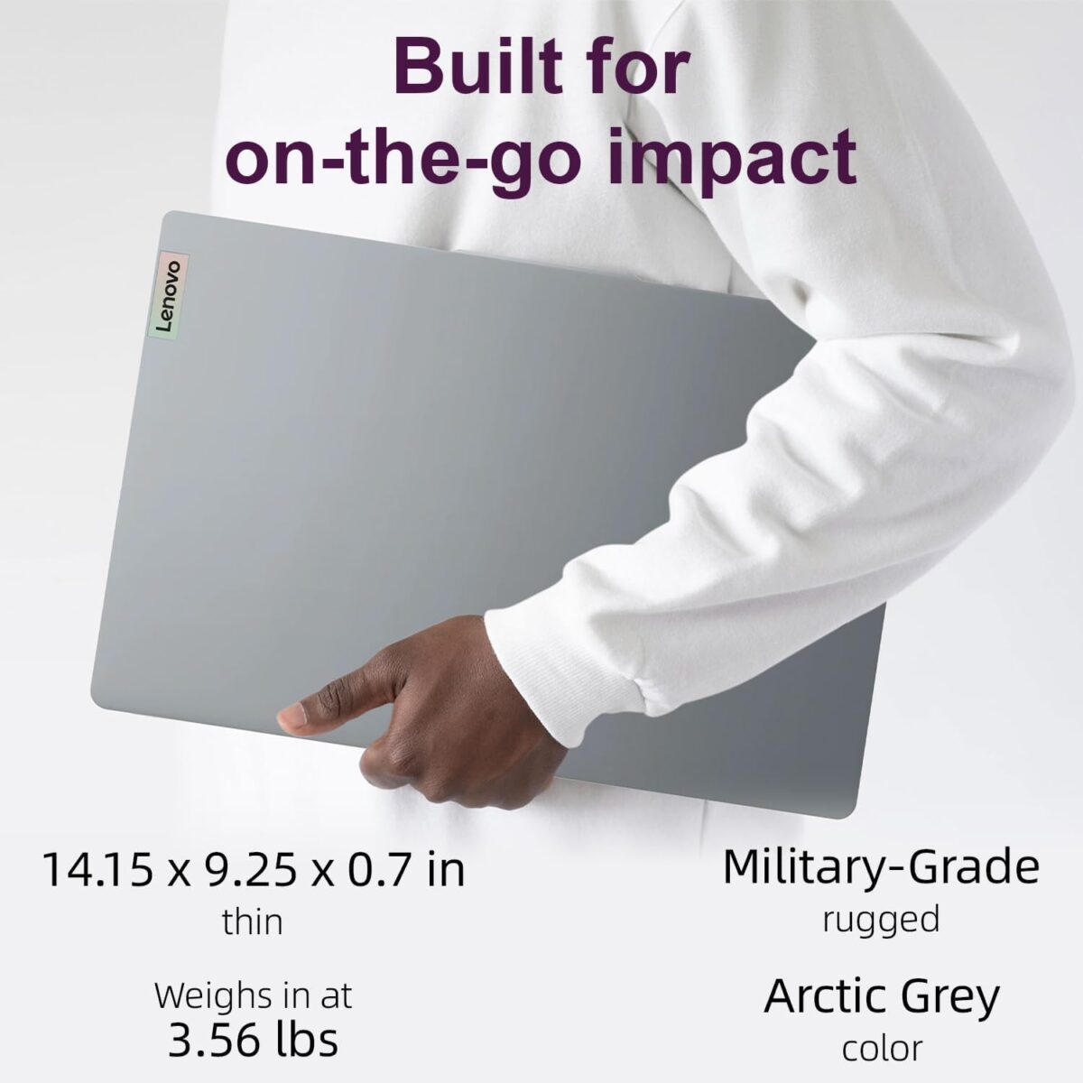 Lenovo IdeaPad Slim 3 15ABR8 15.6 Inch FHD IPS Touch Ryzen 7 5825U 16GB DDR4 512GB NVMe SSD Wi-Fi 6 Windows 11 Home Laptop