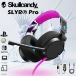 Skullcandy SLYR Pro Wired Gaming Headset With 50mm Drivers, Enhanced Sound Perception, AI Clear Voice Mic, Multi-Platform USB-C/3.5mm Support, 20h Battery, Lightweight Comfort | Black DigiHype ~ S6SPY-Q766