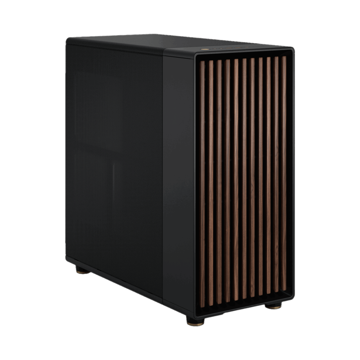 FD-C-NOR1X-01 Fractal North XL Mid-Tower CASE CHARCOAL Mesh Side Panel Fractal North XL Charcoal Mesh Mid Tower Case FD-C-NOR1X-01 – Open-Front Natural Ventilation, E-ATX Support, 413mm GPU Clearance, 420mm Radiator Ready, 3×140mm Fans Included | Charcoal Black ~  FD-C-NOR1X-01