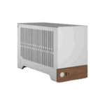 Fractal Terra Silver Mini-ITX PC Case With Walnut Front, 8mm CNC Aluminum, PCIe 4.0 Riser, Adjustable 30mm Spine, 322mm GPU Clearance, SFX PSU Support, 2× SSD Mounts ~ FD-C-TER1N-02