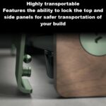 FD-C-TER1N-01 FRACTAL DESIGN TERRA GRAPHITE MINI ITX USB 3.2 CASE Fractal Terra Graphite Mini-ITX Case With Solid Walnut Front, 8mm Aluminum Panel, PCIe 4.0 Riser, Adjustable Spine, 322mm GPU Support, SFX PSU, Dual SSD Mounts ~ FD-C-TER1N-01