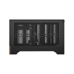 FD-C-TER1N-01 FRACTAL DESIGN TERRA GRAPHITE MINI ITX USB 3.2 CASE Fractal Terra Graphite Mini-ITX Case With Solid Walnut Front, 8mm Aluminum Panel, PCIe 4.0 Riser, Adjustable Spine, 322mm GPU Support, SFX PSU, Dual SSD Mounts ~ FD-C-TER1N-01