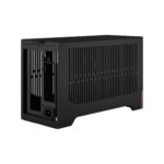 FD-C-TER1N-01 FRACTAL DESIGN TERRA GRAPHITE MINI ITX USB 3.2 CASE Fractal Terra Graphite Mini-ITX Case With Solid Walnut Front, 8mm Aluminum Panel, PCIe 4.0 Riser, Adjustable Spine, 322mm GPU Support, SFX PSU, Dual SSD Mounts ~ FD-C-TER1N-01