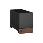 FD-C-TER1N-01 FRACTAL DESIGN TERRA GRAPHITE MINI ITX USB 3.2 CASE Fractal Terra Graphite Mini-ITX Case With Solid Walnut Front, 8mm Aluminum Panel, PCIe 4.0 Riser, Adjustable Spine, 322mm GPU Support, SFX PSU, Dual SSD Mounts ~ FD-C-TER1N-01
