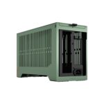 Fractal Terra JADE Mini-ITX PC Case With Walnut Front, 8mm CNC Aluminum, PCIe 4.0 Riser, Adjustable 30mm Spine, 322mm GPU Clearance, SFX PSU Support, 2× SSD Mounts ~ FD-C-TER1N-03