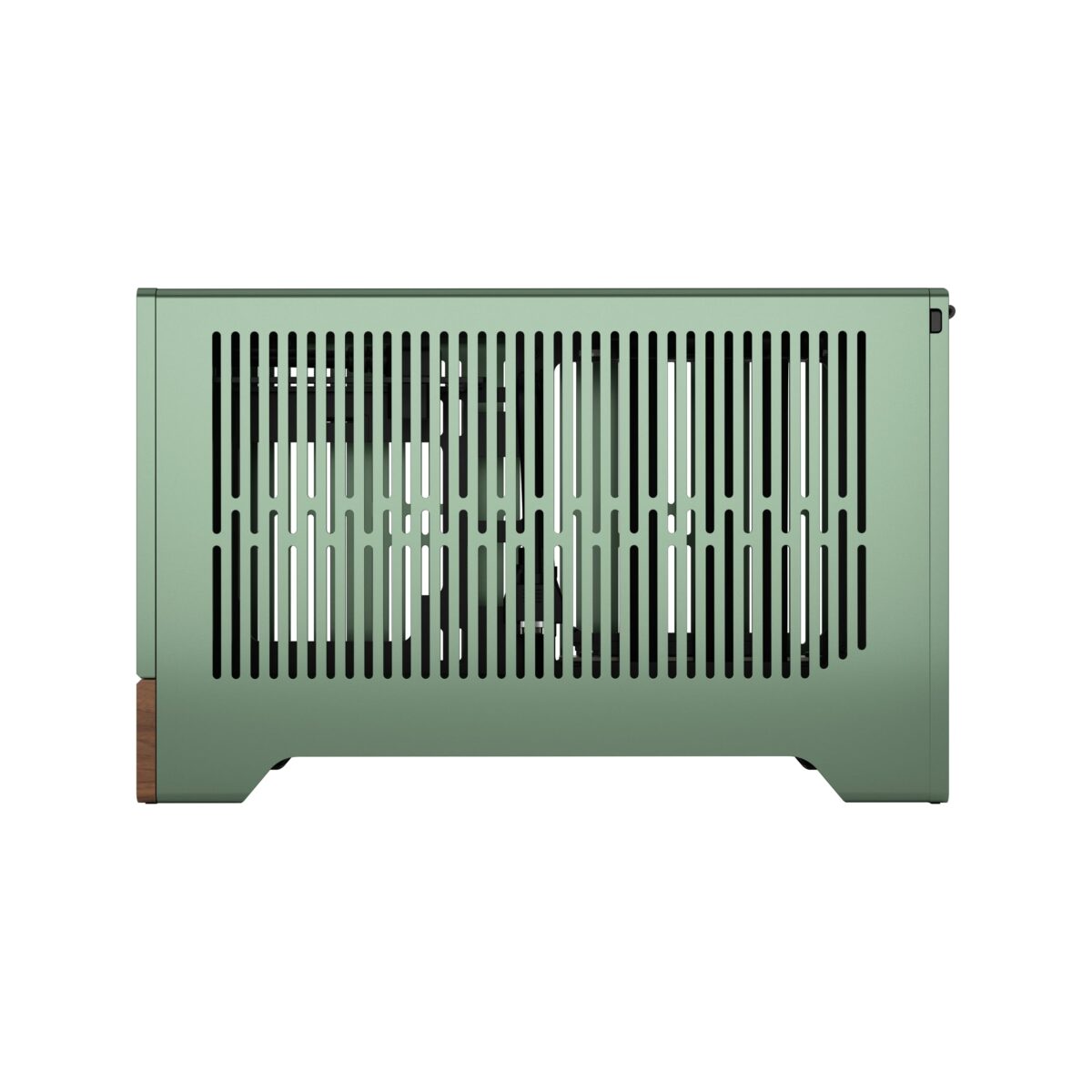 Fractal Terra JADE Mini-ITX PC Case With Walnut Front, 8mm CNC Aluminum, PCIe 4.0 Riser, Adjustable 30mm Spine, 322mm GPU Clearance, SFX PSU Support, 2× SSD Mounts ~ FD-C-TER1N-03