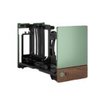 Fractal Terra JADE Mini-ITX PC Case With Walnut Front, 8mm CNC Aluminum, PCIe 4.0 Riser, Adjustable 30mm Spine, 322mm GPU Clearance, SFX PSU Support, 2× SSD Mounts ~ FD-C-TER1N-03