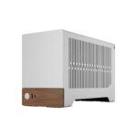 Fractal Terra Silver Mini-ITX PC Case With Walnut Front, 8mm CNC Aluminum, PCIe 4.0 Riser, Adjustable 30mm Spine, 322mm GPU Clearance, SFX PSU Support, 2× SSD Mounts ~ FD-C-TER1N-02