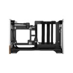 Fractal Terra Silver Mini-ITX PC Case With Walnut Front, 8mm CNC Aluminum, PCIe 4.0 Riser, Adjustable 30mm Spine, 322mm GPU Clearance, SFX PSU Support, 2× SSD Mounts ~ FD-C-TER1N-02