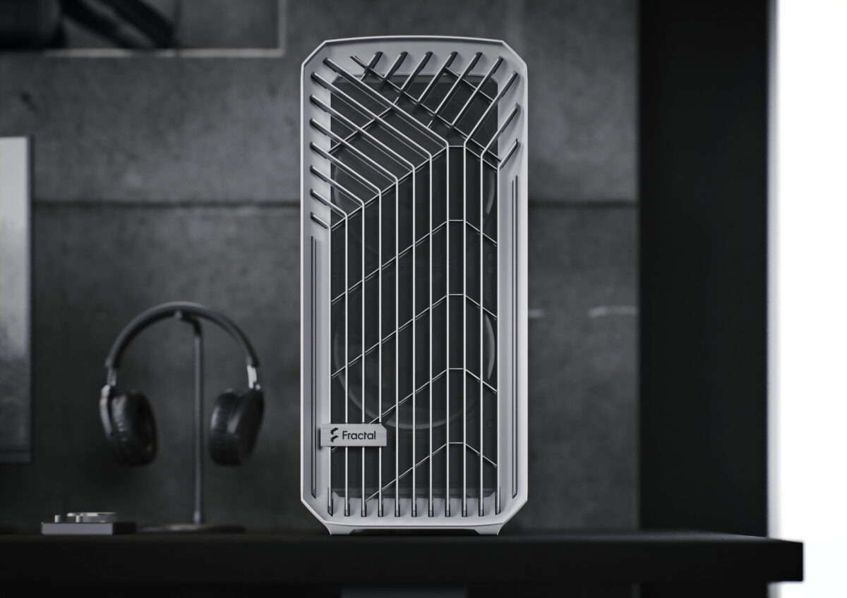 FD-C-TOR1A-07 FRACTAL DESIGN TORRENT WHITE RGB LIGHT TINT CASE Fractal Torrent White RGB TG Clear Tint PC Case With 180 mm Prisma Fans, Extreme Airflow Design, E-ATX Support, 461 to 423 mm GPU, 420 mm Radiator Compatibility & Tempered Glass ~ FD-C-TOR1A-07