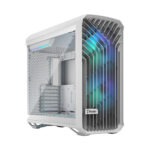 FD-C-TOR1A-07 FRACTAL DESIGN TORRENT WHITE RGB LIGHT TINT CASE Fractal Torrent White RGB TG Clear Tint PC Case With 180 mm Prisma Fans, Extreme Airflow Design, E-ATX Support, 461 to 423 mm GPU, 420 mm Radiator Compatibility & Tempered Glass ~ FD-C-TOR1A-07