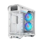FD-C-TOR1A-07 FRACTAL DESIGN TORRENT WHITE RGB LIGHT TINT CASE Fractal Torrent White RGB TG Clear Tint PC Case With 180 mm Prisma Fans, Extreme Airflow Design, E-ATX Support, 461 to 423 mm GPU, 420 mm Radiator Compatibility & Tempered Glass ~ FD-C-TOR1A-07