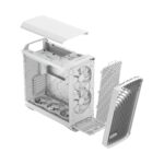 FD-C-TOR1A-07 FRACTAL DESIGN TORRENT WHITE RGB LIGHT TINT CASE Fractal Torrent White RGB TG Clear Tint PC Case With 180 mm Prisma Fans, Extreme Airflow Design, E-ATX Support, 461 to 423 mm GPU, 420 mm Radiator Compatibility & Tempered Glass ~ FD-C-TOR1A-07