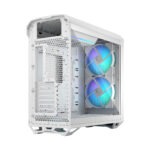 FD-C-TOR1A-07 FRACTAL DESIGN TORRENT WHITE RGB LIGHT TINT CASE Fractal Torrent White RGB TG Clear Tint PC Case With 180 mm Prisma Fans, Extreme Airflow Design, E-ATX Support, 461 to 423 mm GPU, 420 mm Radiator Compatibility & Tempered Glass ~ FD-C-TOR1A-07
