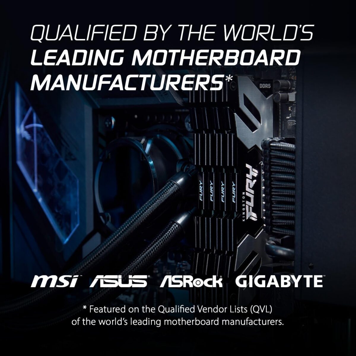 Kingston Fury Renegade 16GB DDR5 7600MT/s Desktop RAM With CL38 Timing 1.45V , Intel XMP 3.0 And AMD EXPO Support, Aluminium Heat Spreader, High-Speed Gaming Memory | Silver/Black ~ KF576C38RS-16 