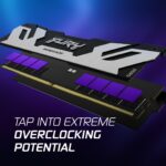 Kingston Fury Renegade 16GB DDR5 7600MT/s Desktop RAM With CL38 Timing 1.45V , Intel XMP 3.0 And AMD EXPO Support, Aluminium Heat Spreader, High-Speed Gaming Memory | Silver/Black ~ KF576C38RS-16 