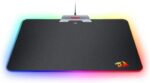 Redragon P011 Orion RGB Mousepad, Hard Surface, Waterproof, Colorful LED Lighting Gaming Mouse Pad ; ‎38.4 x 29.79 x 2.39 cm