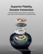 Belkin SoundForm Surround Bluetooth Over-Ear Headphones, Noise Cancelling Headphones, Wireless with 60H Playtime and Soft Ear Cups , for iPhone, Galaxy, iPad | Navy Blue ~ AUD009HQBL