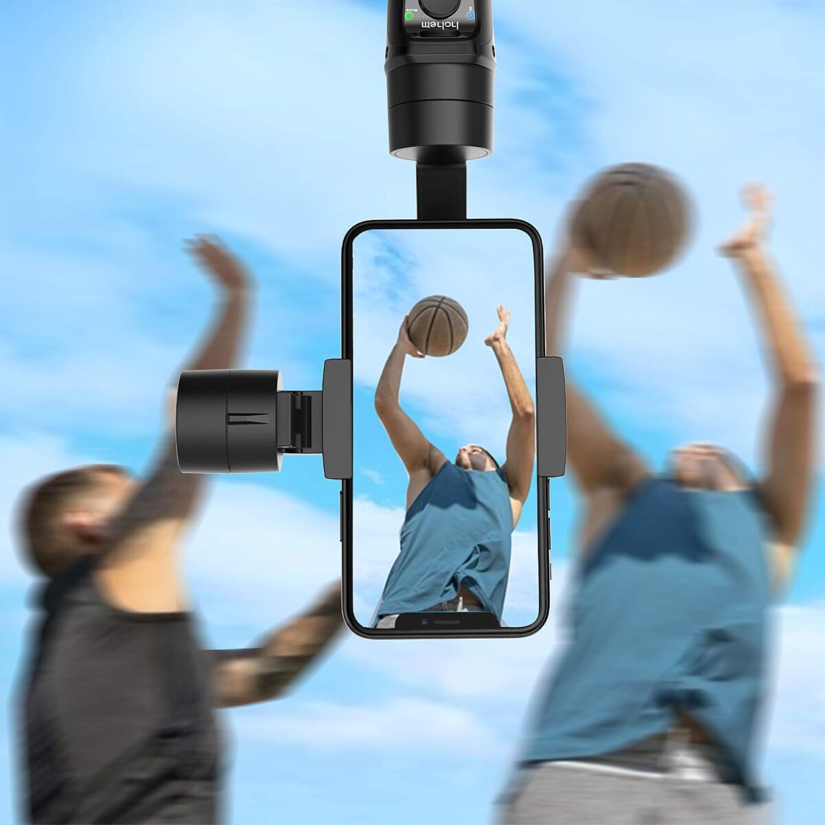  3-Axis Handheld Phone Gimbal Stabilizer With Foldable Design, 2200mAh Battery, Multi-Mode Stabilization, Gesture Control, USB Charging, For Smartphones Under 6 Inches