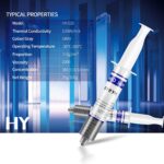 THERMAL-HY510 THERMAL PASTE HEATSINK COMPOUNDS HY510 30G Halnziye HY510 Grey Thermal Grease 25g Syringe With 1.93W/m-K Conductivity, Low Thermal Impedance, Wide Temperature Range, High Insulation, Entry CPU & LED Module Cooling Paste