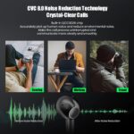 GravaStar Sirius P5 Wireless Earbuds With 12mm Dynamic Drivers, Bluetooth 5.2, 48ms Gaming Mode, Interchangeable Shell Charging Case, ENC Calling, 30-Hour Playtime, IPX4 | Defense Mecha White 