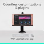 Logitech MX Master 4 Wireless Mouse With Haptic Feedback, MagSpeed Scroll Wheel, 8K DPI Darkfield Sensor, Bluetooth LE, USB-C Logi Bolt, Multi-Device Support | Pale Gray