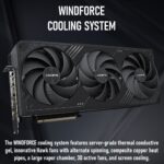 9VN5090W-00-G10 GIGABYTE RTX 5090 WINDFORCE 32GB 3XFANS Gigabyte GeForce RTX 5090 WINDFORCE 32G Graphics Card With 32GB GDDR7 512-Bit, 2407MHz Core Clock, 21760 CUDA, Hawk Fans, Dual BIOS, Vapor Chamber Cooling, And PCI-E 5.0 | BLACK 