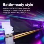 CP2K16G64C32U5B RAM CRUCIAL PRO 32GB (16X2) 6400MHZ CL32 BLACK Crucial Pro Overclocking DDR5 32GB RAM Kit (2x 16GB) 6400MT/s CL32 1.35V OC Gaming Memory , Intel XMP 3.0 Ready / AMD EXPO Compatible , Low-Latency Performance, Aluminum Camo Heatspreader | BLACK ~ CP2K16G64C32U5B