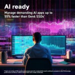 CT2000T705SSD3 CRUCIAL T705 GEN5 M.2 2TB 14500MB/S Crucial T705 2TB PCIe Gen5 NVMe M.2 SSD, Up to 14,500MB/s Read & 12,700MB/s Write, Gen5 Gaming Drive with 232-Layer NAND, DirectStorage Ready, Works with Intel & AMD | CT2000T705SSD3