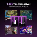 GravaStar Mercury V75-HE Gaming Keyboard With RGB Gateron Magnetic Jade Pro Switch : 8000Hz Polling Rate, 0.005mm Magnetic Switch Precision, 0.125ms Ultra-Low Latency, 256kHz Scan Rate, Adjustable Actuation, Rapid Trigger, Semi-Aluminum Build  | Mecha Gray