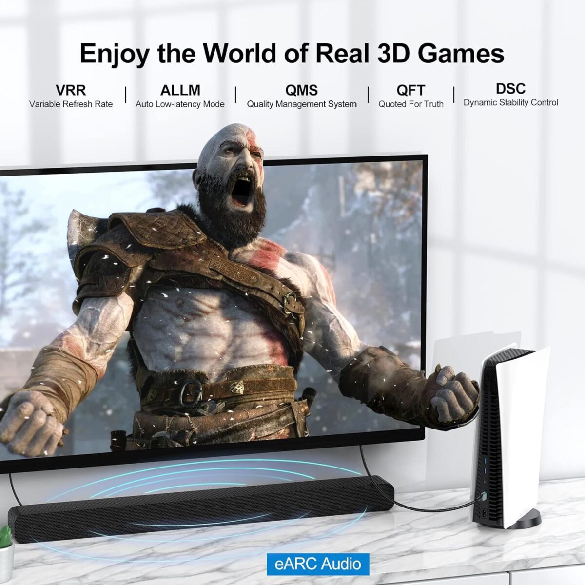 Certified 8K HDMI 2.1 Cable , 48Gbps Ultra High Speed HDMI® Cord Ethernet CEC 4K 240Hz 165Hz 144Hz 120Hz 8K 60Hz eARC Netflix HDCP2.3 HDR10+ PC Laptop RTX5090 TV Monitor Projector X-box PS5 | 1.5 meters