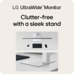 LG 34U530A-W 34-inch UltraWide WFHD (2560 x 1080) IPS Wide Computer Monitor, 100Hz, VESA DisplayHDR 400, HDMI, DisplayPort, USB Type-C, Tilt/Height/Swivel Stand, White